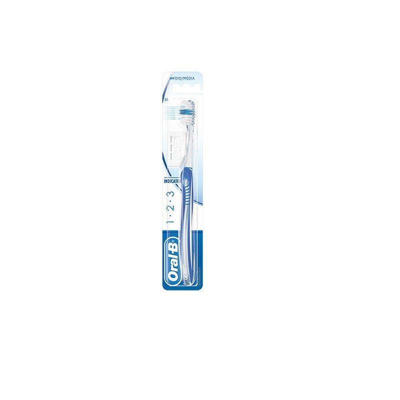 Spazzolino Manuale Medio Oral-B 1 2 3 Indicator Misura 40-1