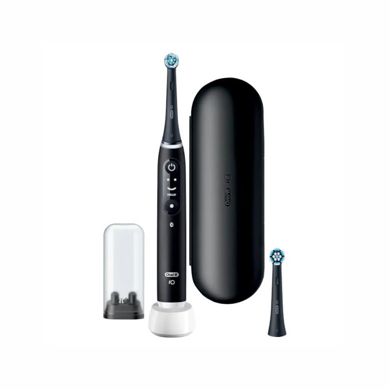 Oral-B iO6 spazzolino elettrico ricaricabile colore nero con custodia da viaggio-5