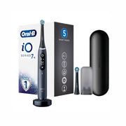 Oral-B iO 7 spazzolino elettrico ricaricabile colore nero + 2 testine di ricambio-1
