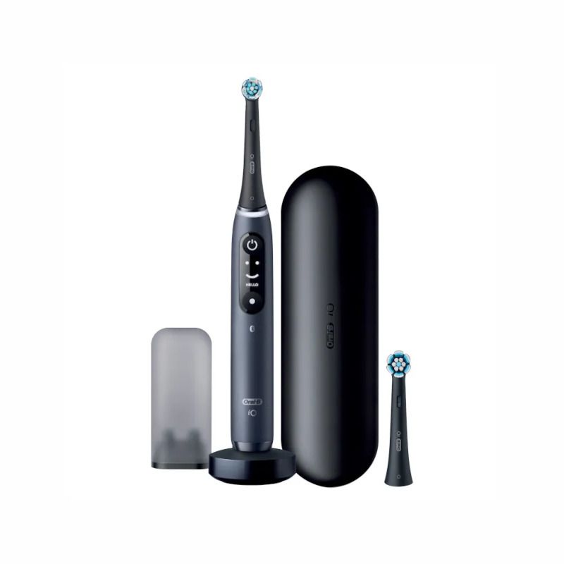 Oral-B iO 7 spazzolino elettrico ricaricabile colore nero + 2 testine di ricambio-5