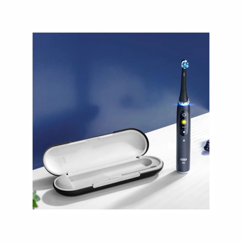 Oral-B iO 9 spazzolino elettrico ricaricabile colore nero + 2 testine di ricambio-12