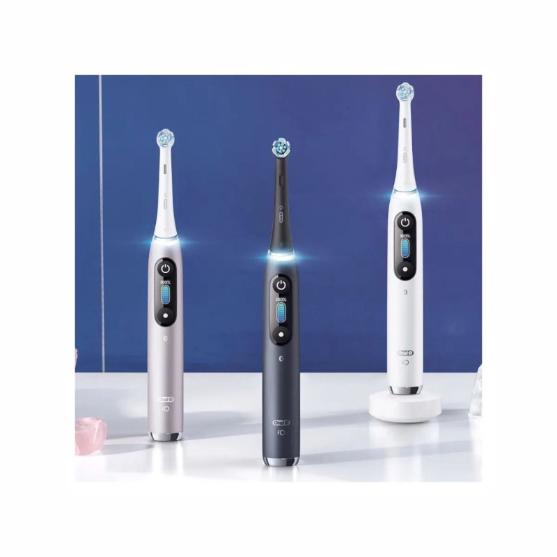 Oral-B iO 9 spazzolino elettrico ricaricabile colore nero + 2 testine di ricambio-3