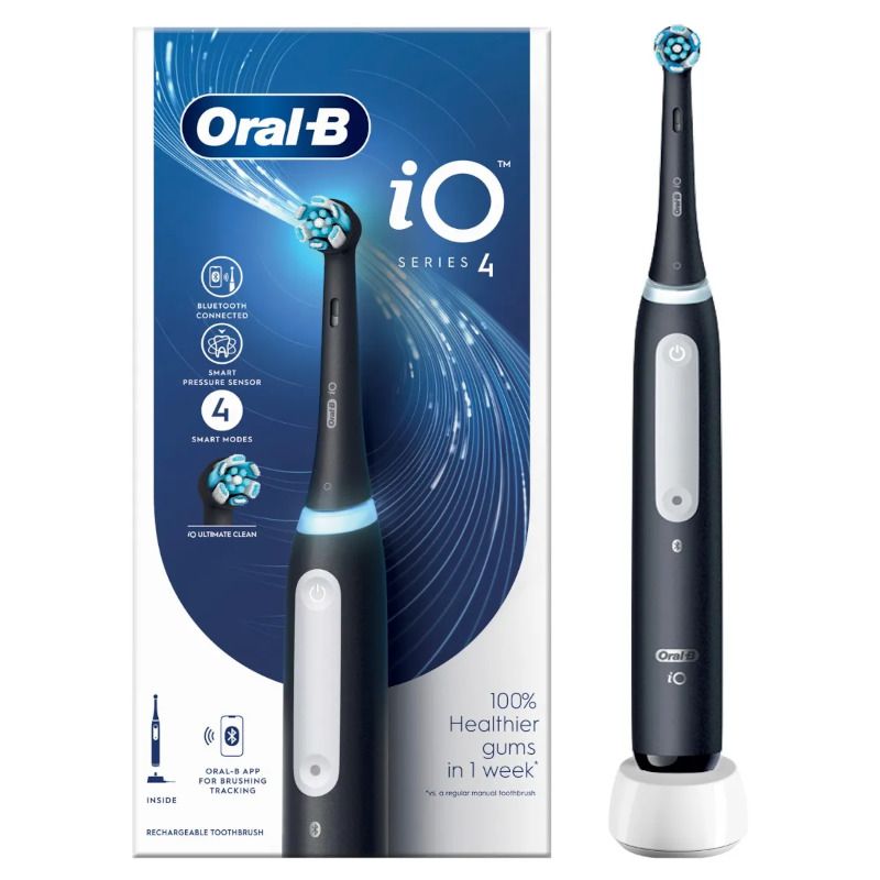 Oral-B iO 4 spazzolino elettrico ricaricabile colore nero 1 pezzo-1