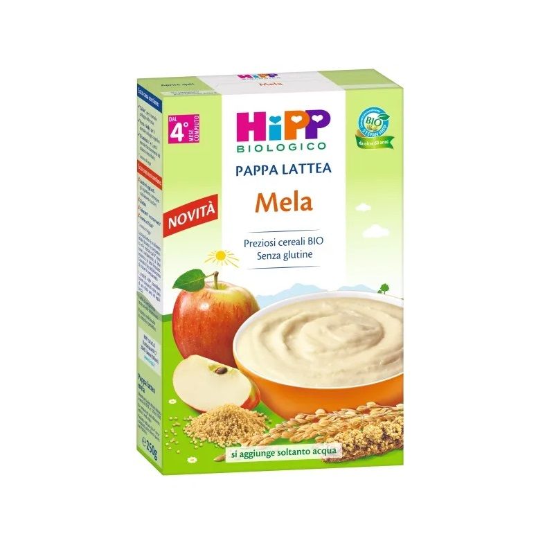 Hipp Bio Pappa Lattea Mela 4mesi+ 250g-1