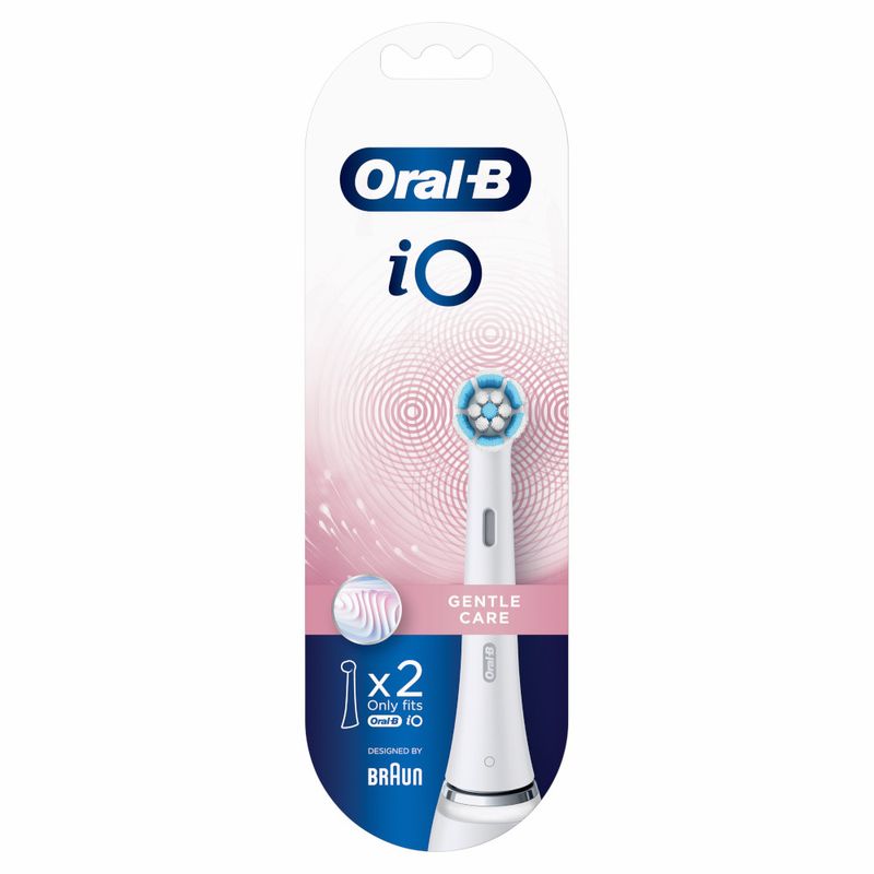Oral-B Testine Di Ricambio Io Gentle Care Bianche 2 Pezzi-2
