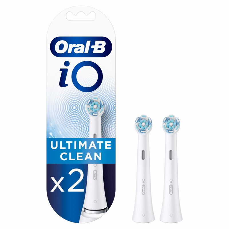 Oral B Testine Di Ricambio Io Ultimate Clean Bianche 2 Pezzi-1