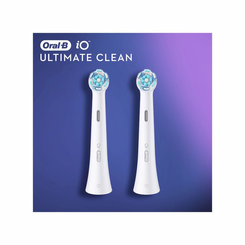 Oral B Testine Di Ricambio Io Ultimate Clean Bianche 2 Pezzi-6