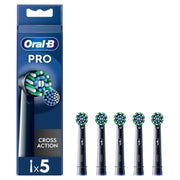 Oral-B Testine Di Ricambio Pro Cross Action Black 5 Pezzi-1