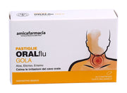Amicafarmacia OralFlu Gola Pastiglie per le irritazioni del cavo orale 20 compresse-1