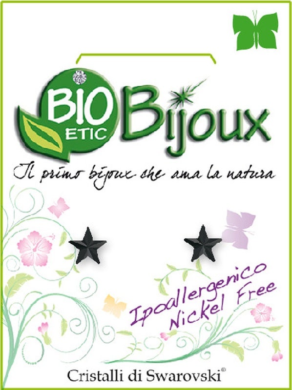 Bio Bijioux Orecchino Stella 5mm Jet-1