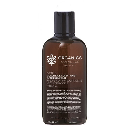 Organics Cosmetics Maschera Capelli Dopo Colore Avena Mandorla 250ml-1