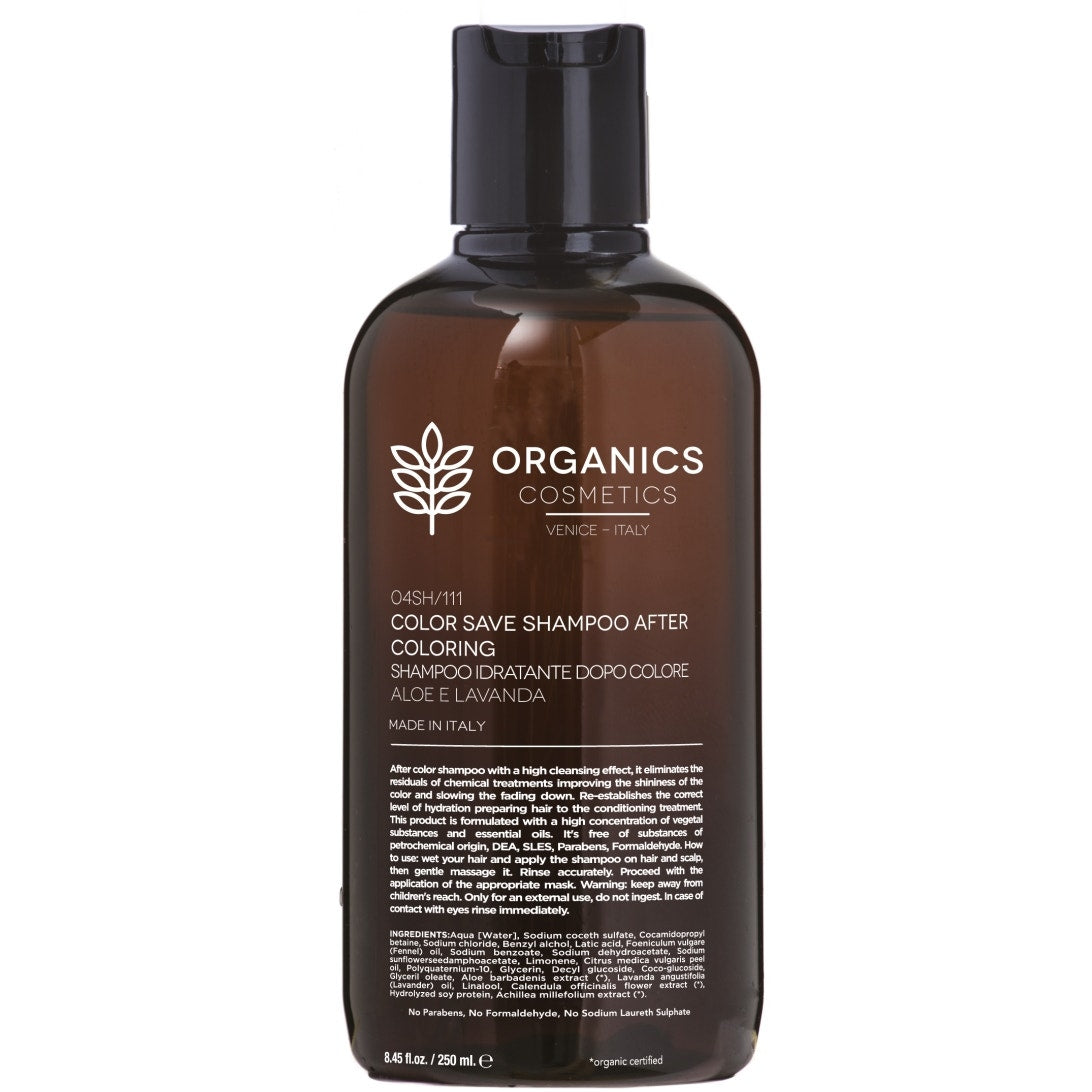 Organics Cosmetics Shampoo Dopo Colore Aloe E Lavanda 250ml-1