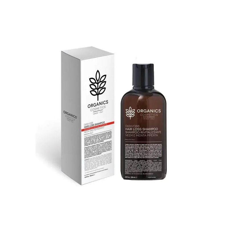 Organics Cosmetics Shampoo Rivitalizzante Anti-Caduta Con Neem Oil E Peppermint 250ml-1