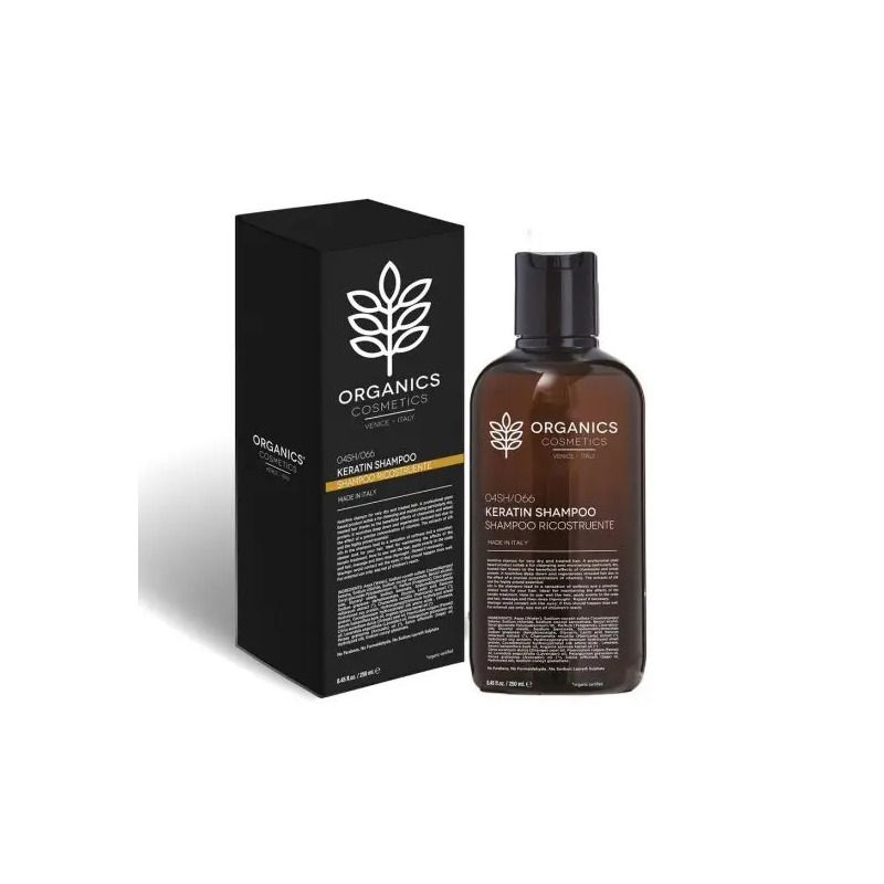 Organics Cosmetics Keratin Shampoo Ricostruente 250ml-1