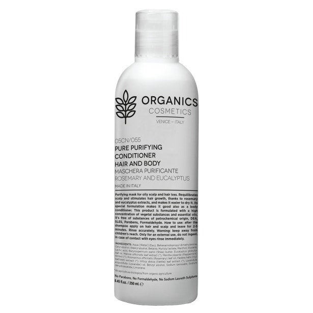 Organics Cosmetics Maschera Purificante Capelli/Corpo 250ml-1