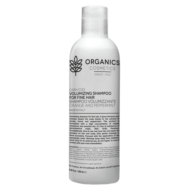 Organics Cosmetics Shampoo Volumizzante Capelli Fini 250ml-1