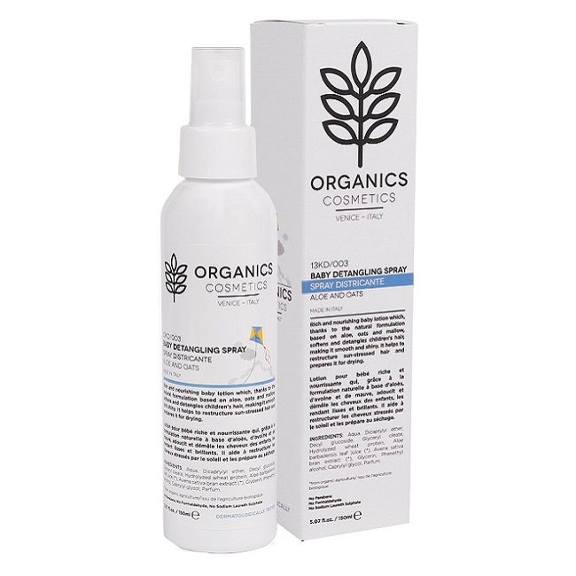 Organics Cosmetics Baby Spray Districante Capelli 150ml-1