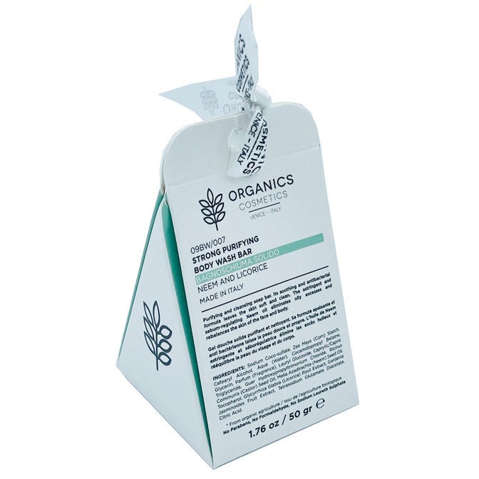 Organics Cosmetics Bagnoschiuma Solido Neem E Liquirizia 50g-1