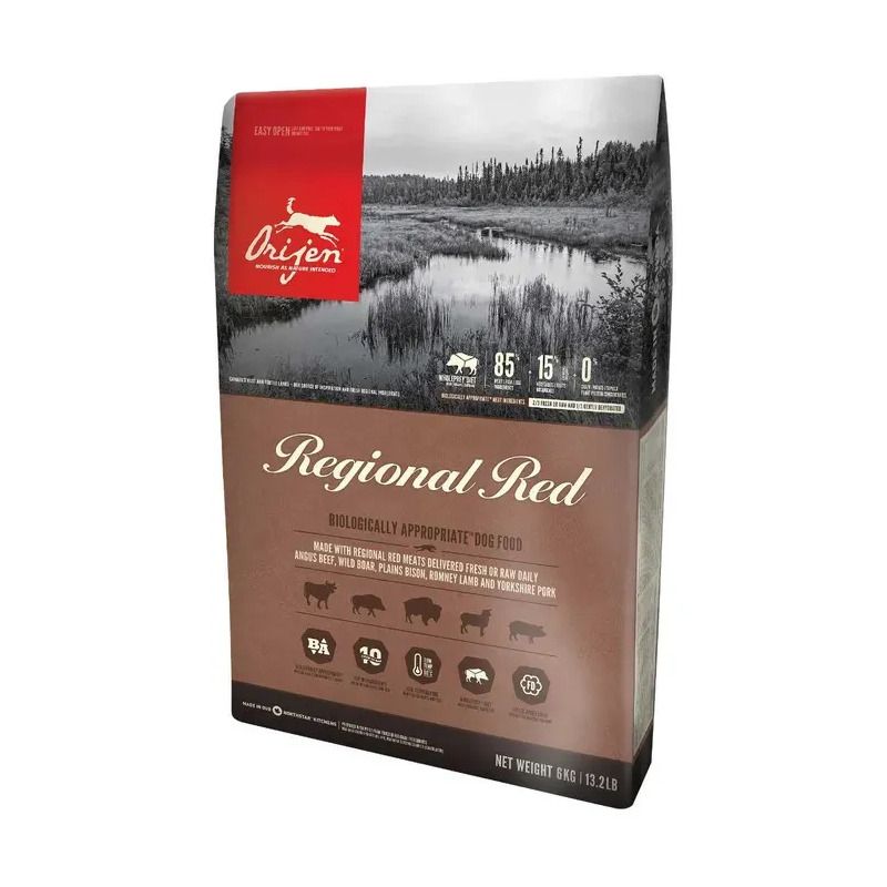 Orijen Regional Red Crocchette Con Manzo Angus E Cinghiale Per Cani Sacco 6kg-1