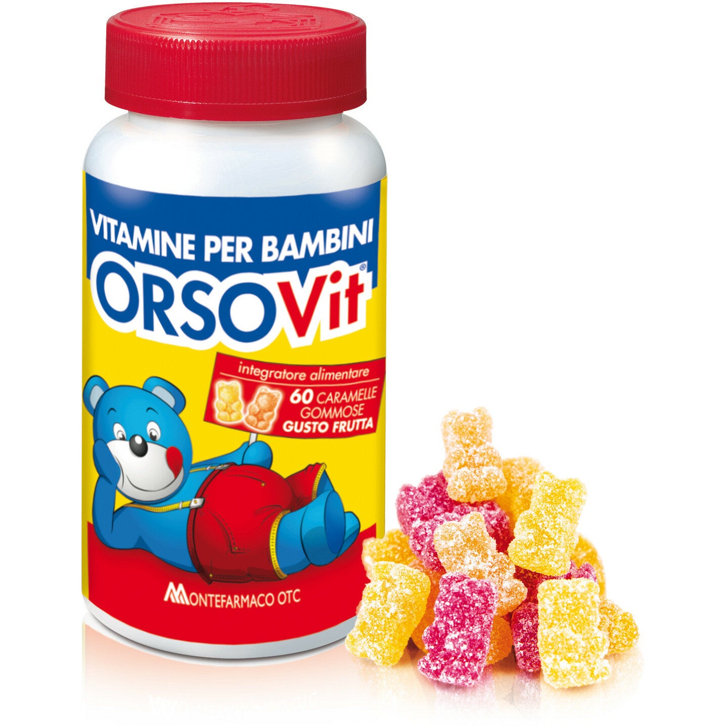Orsovit integratore di Vitamine per bambini 60 caramelle gommose-2