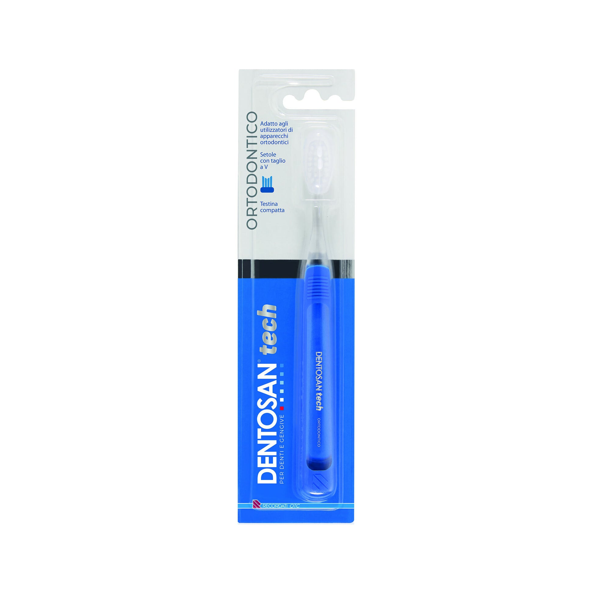 Dentosan Tech Spazzolino Ortodontico adatto agli utilizzatori di apparecchi ortodontici 1 pezzo-2