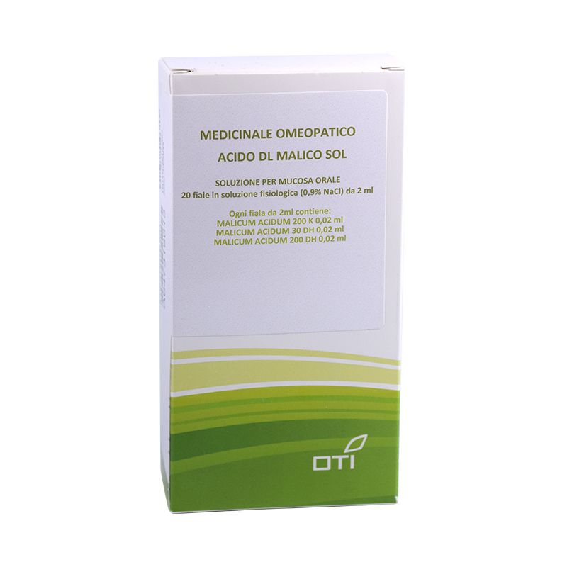 Oti Acido DL Malico medicinale omeopatico 20 fiale-1