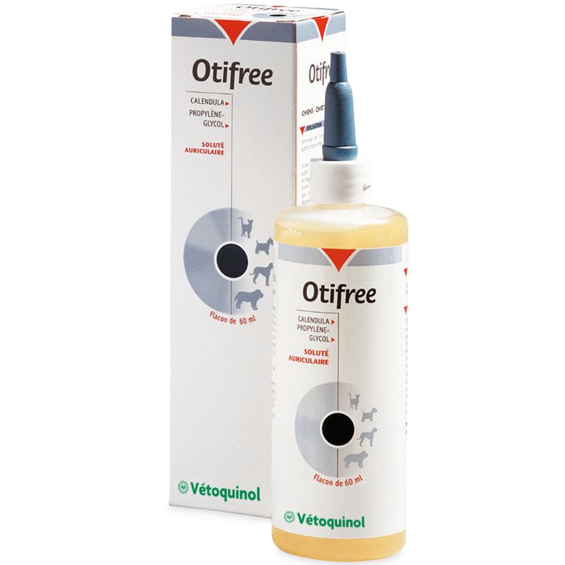Otifree Soluzione Auricolare per la pulizia del cane e del gatto 60ml-1
