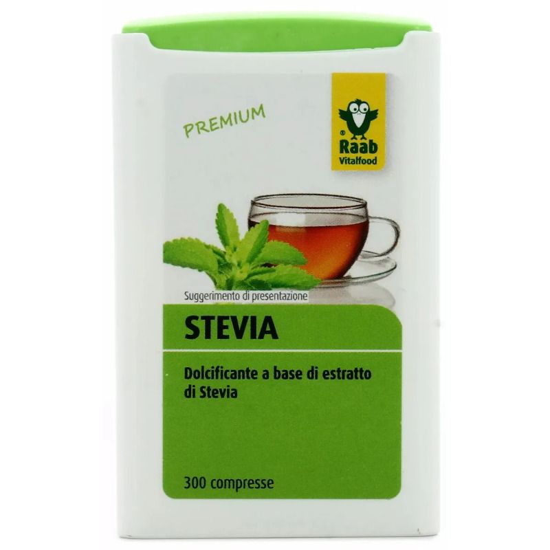 Raab Dolcificante A Base Di Estratto Di Stevia 300 Compresse-1