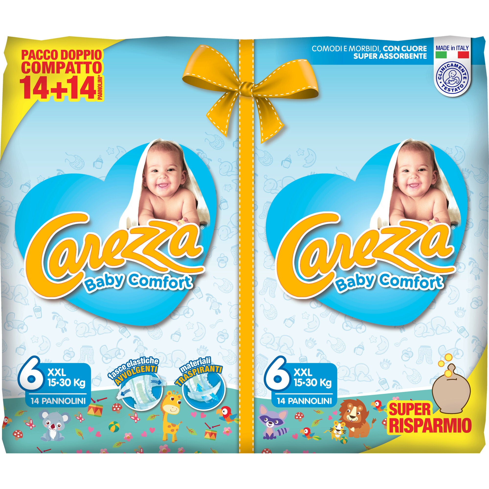 Pannolini Carezza Baby Comfort XXL 15-30Kg 28 Pezzi-2