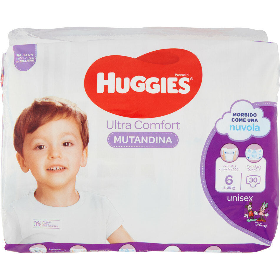 Huggies Ultra Comfort Pannolini Mutandina Taglia 6 30 Pezzi-2