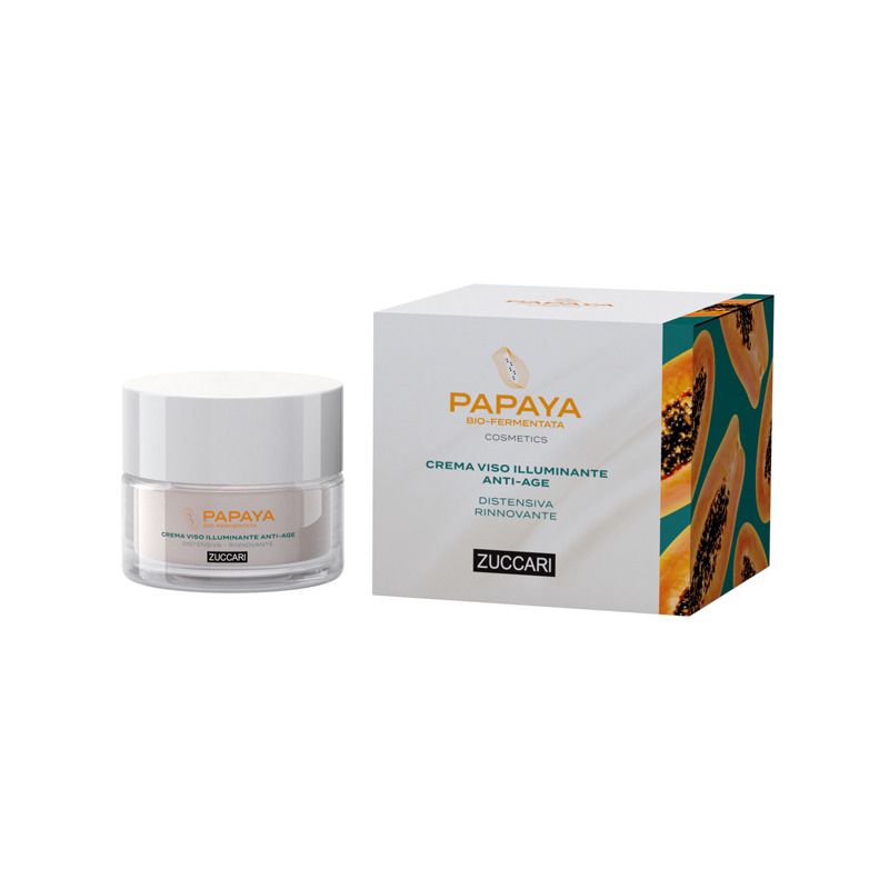 Zuccari Papaya Bio-Fermentanta Cosmetics crema viso illuminante anti-age 50ml-1
