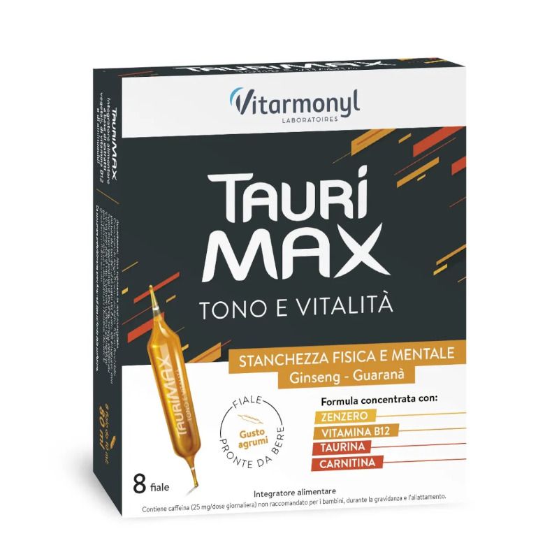 Vitarmonyl Taurimax per tono e vitalità 8 fiale-1