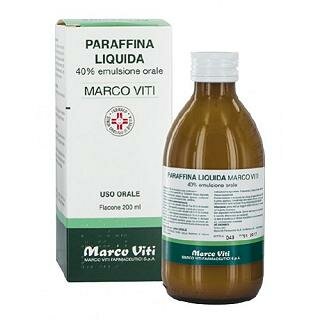 Marco Viti Paraffina Liquida 40% emulsione orale flacone 200g-2