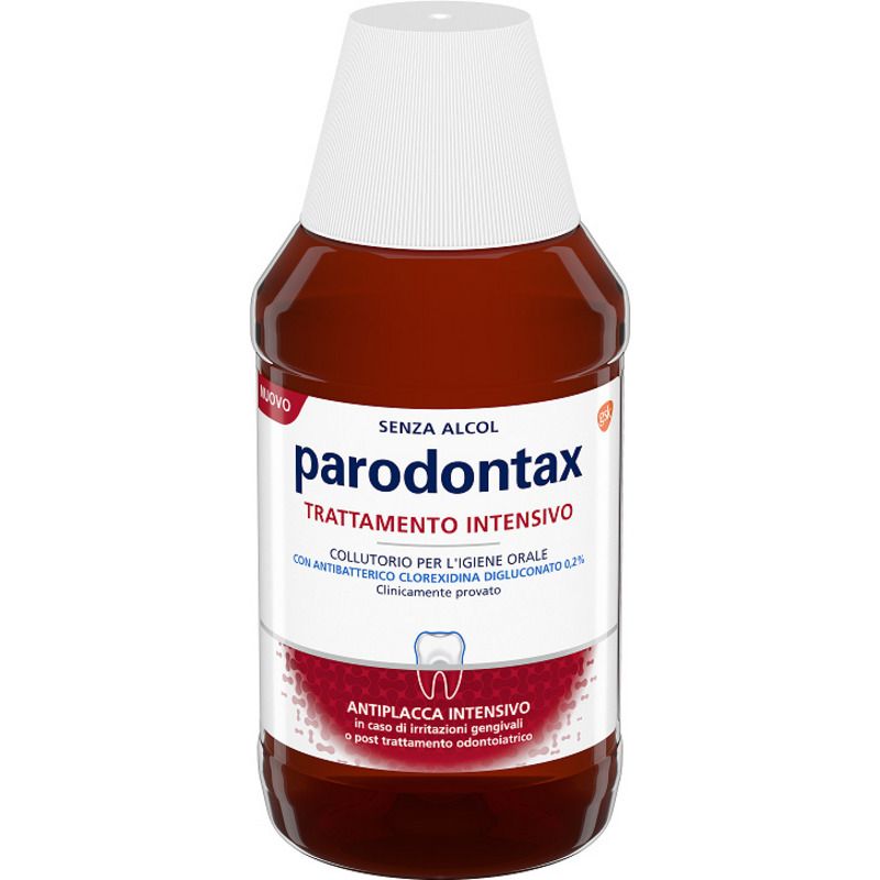 Parodontax Collutorio Clorexidina Trattamento Intensivo Antibatterico E Antiplacca Senza Alcol 300ml-1
