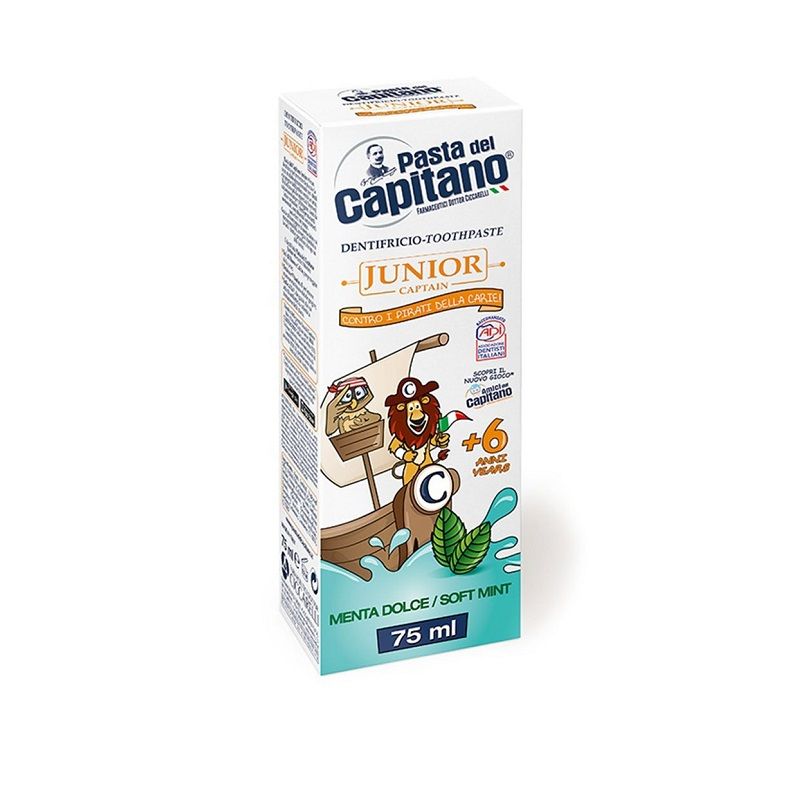 Dr. Ciccarelli Pasta del Capitano dentifricio junior 6 anni+ 75ml gusto menta dolce-1