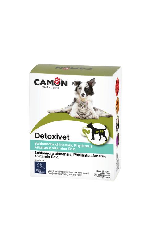 Detoxivet Alimento Complementare Per Cani E Gatti 60 Compresse-1
