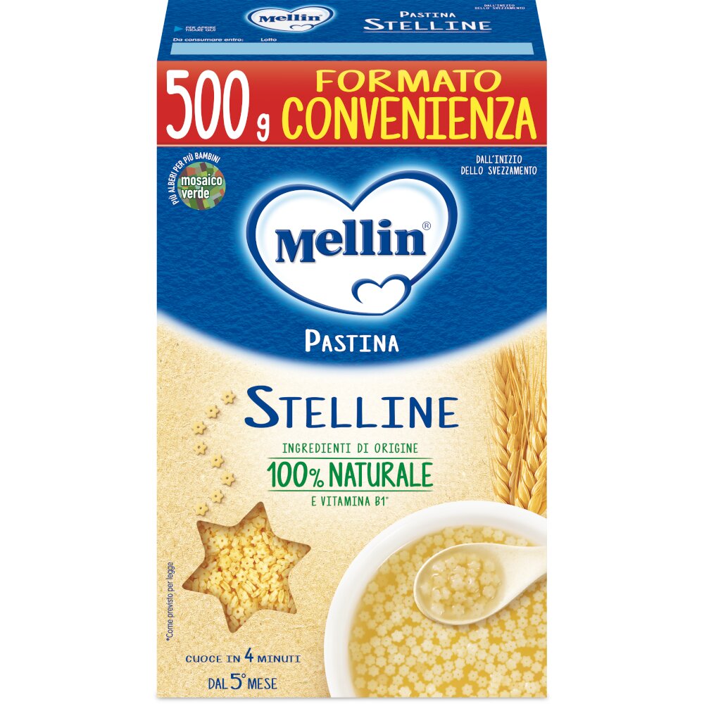Mellin Pasta Stelline 500g-2