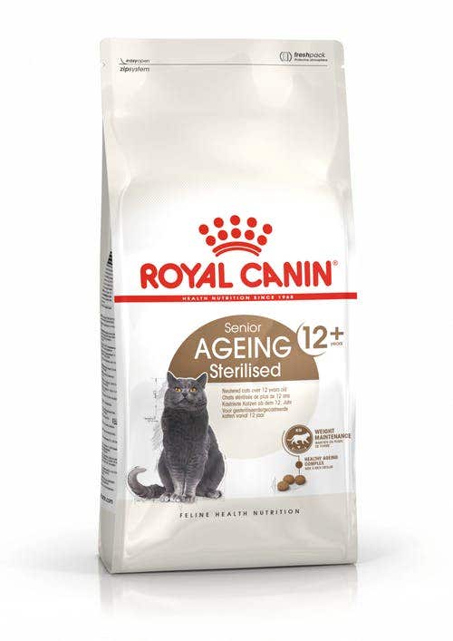 Royal Canin Feline Sterilised Ageing 12+ Anni Crocchette Per Gatti Senior Sacco 400g-1