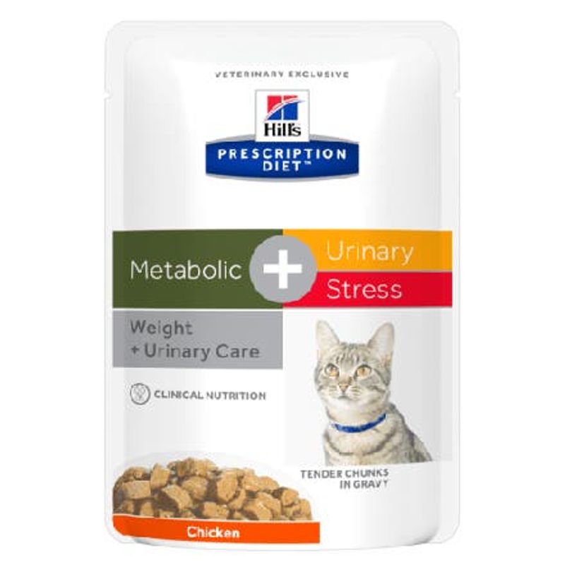 Hill's Prescription Diet c/d Multicare Stress + Metabolic Bocconcini Pollo Gatti Bustina 85g-1