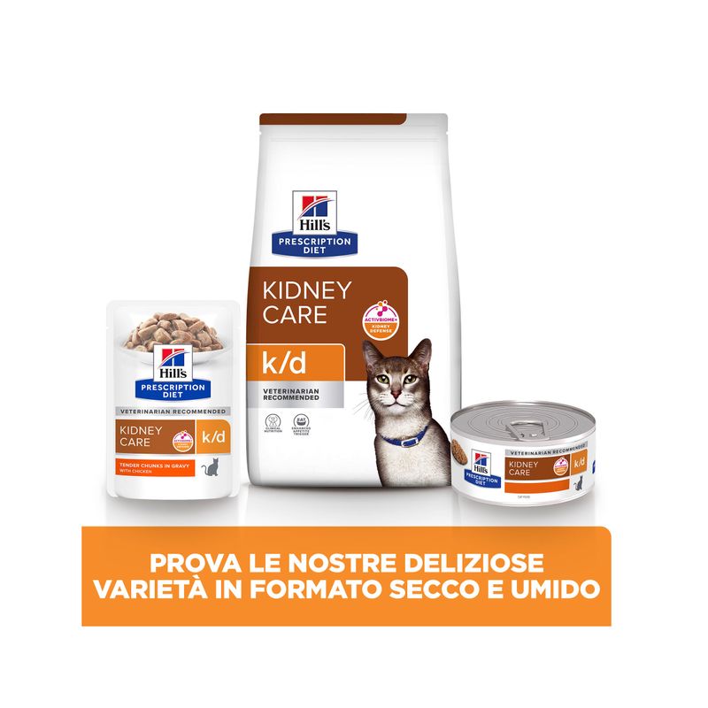 Hill's Prescription Diet K/d Alimento Per Gatti Con Pollo 3kg-15
