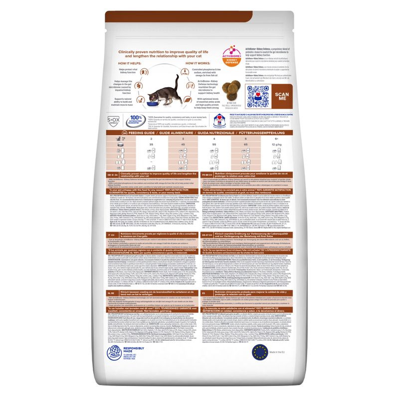 Hill's Prescription Diet K/d Alimento Per Gatti Con Pollo 3kg-2
