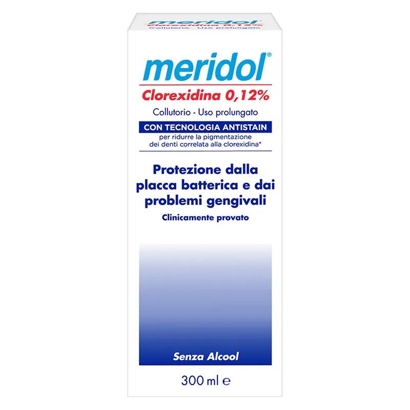 Meridol Collutorio Clorexidina 0.12% protezione della placca 300ml-1