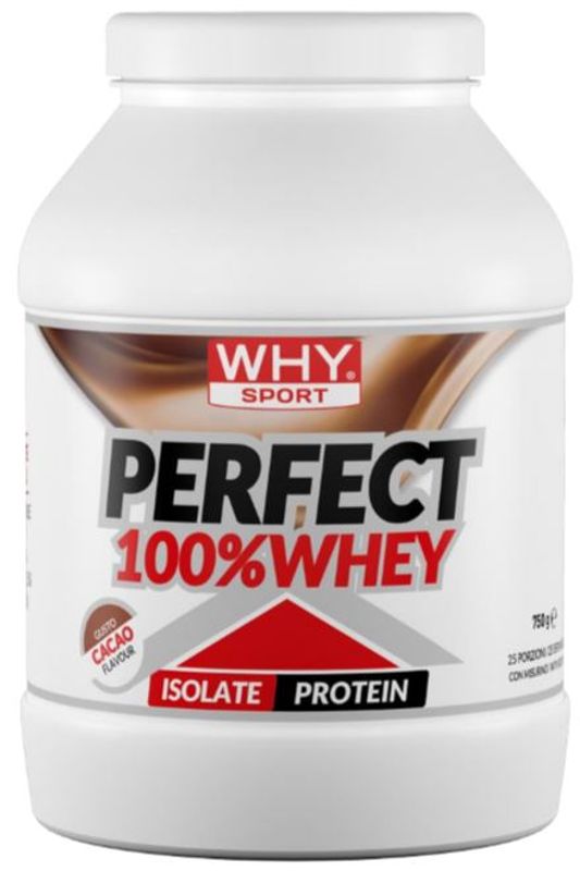 WhySport Perfect 100% Whey integratore proteico gusto cacao 900g-1
