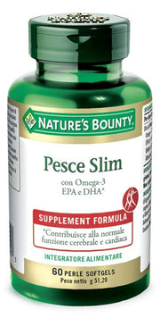 Nature's Bounty Pesce Slim per il benessere della funzione cardiaca 60 perle-1