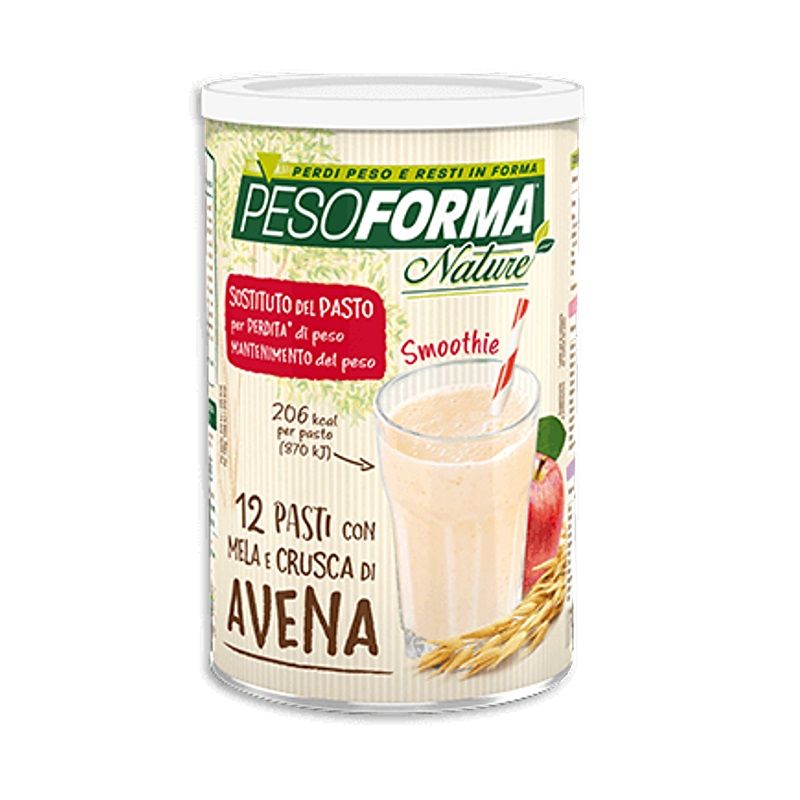 PesoForma Nature Smoothie 12 pasti sostitutivi con mela e avena-1