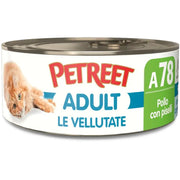 Petreet Vellutate Pollo Con Piselli Cibo Umido Gatto Adulto Barattolo 70g-1