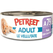 Petreet Vellutate Pollo Con Zucchine Cibo Umido Gatto Adulto Barattolo 70g-1