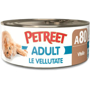 Petreet Vellutate Vitello Cibo Umido Gatto Adulto Barattolo 70g-1