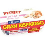 Petreet Tonno Rosa Con Pesce Oceano Cibo Umido Gatto Adulto 6x70g-1