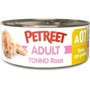Petreet Tonno Rosa Con Patate Cibo Umido Per Gatto Adulto Barattolo 70g-1